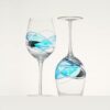 Antoni Barcelona Large Wine Glasses (29 Oz) – EXCLUSIVE BOX - Handblown & Handmade, Painted Red Wine Glass, Gifts for Women, Birthdays, Anniversaries, and Weddings (Blue,2 unit) Exclusive Box Blue 2 48 61UUGT1eEL 1