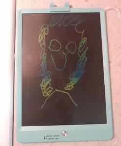 FLUESTON LCD Writing Tablet, Doodle Board Toys Gifts for 3-8 Year Old Girls Boys, 10 Inch Colorful Electronic Board Drawing Pad for Kids, Gifts for Toddler Educational Learning Travel Birthday, Blue Delightful Dolphin Blue 28 61UVLTmtTuL