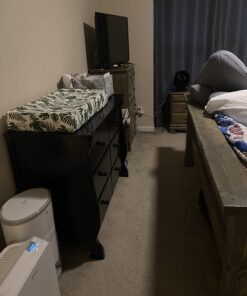 Delta Children Universal 6 Drawer Dresser, Greenguard Gold Certified, Black 32 61UVexby6TL