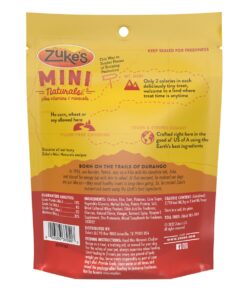 Zuke’s Mini Naturals Soft Dog Treats for Training, Soft and Chewy Dog Training Treats with Chicken Recipe 24 61UWqJ4PJjL