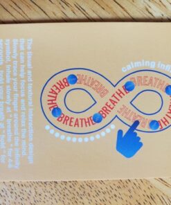 Calm Stickers for Anxiety Sensory Stickers Anti Stress Tactile Textured Stickers Combined with Breathing Exercise for Fidget Strips Suitable for Children and Adults (30 Pierces)(Mixed Loading) Small Hole 33 61UXFHyDQWL