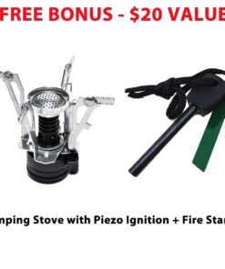 Gold Armour 17 Pieces Camping Cookware Mess Kit Backpacking Hiking Outdoors Gear - Lightweight Cookset, Compact, Durable Pot Pan Bowls, Essential Camping Accessories Equipment Gear (Black) 17 61UXcwfpcOL