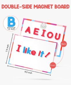 JoyNote Classroom Magnetic Letters Kit 234 Pcs with Double-Side Magnet Board - Foam Alphabet Letters for Kids Spelling and Learning 25 61UXjUfazhL