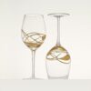 Antoni Barcelona Large Wine Glasses (29 Oz) – EXCLUSIVE BOX - Handblown & Handmade, Painted Red Wine Glass, Gifts for Women, Birthdays, Anniversaries, and Weddings (Gold,2 unit) Exclusive Box Gold 2 3 61UamzWhy6L