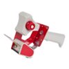 Handheld Tape Dispenser, Holds 2-Inch wide packaging tape with 3-Inch core, Red/Gray 12 61UbeylOEuL