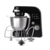 Hamilton Beach Electric Stand Mixer, 4 Quarts, Dough Hook, Flat Beater Attachments, Splash Guard 7 Speeds with Whisk, Black 3 61UbixVo 7L