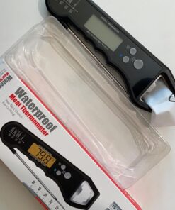 Waterproof Instant Read Digital Meat Thermometer for Cooking and Grilling, Food Thermometer with Backlight, Magnet, Calibration, and Foldable Probe, Bottle Cap Opener for Kitchen Gadgets, BBQ, Grill 47 61Ue4GHNbtL