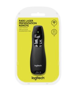 Logitech Wireless Presenter R400, Wireless Presentation Remote Clicker with Laser Pointer Red Laser 5 buttons 25 61UeOdRyghL