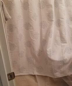 Hookless RBH14BS01 It’s A Snap! PEVA Snap-In Shower Curtain Liner, 70x69 In., Frost Solid White 13 61Uf1Ti2IuL