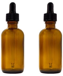 Eclectic Supply B37-24 Glass Bottles for Essential Oils with Glass Eye Dropper, 2 oz Capacity, Amber (Pack of 24) 5 61UfYCWFotL
