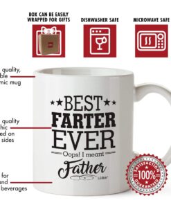 LiliWair Christmas Gifts For Dad From Daughter Son Kids, Dad Gifts Coffee Mug, Best Cool Happy Funny Fathers Day Birthday Coffee Mugs For Father, Daddy Stepdad Stepfather Step Dads Presents Cup 1 11 Oz Black 12 61Ufg4ikWoL
