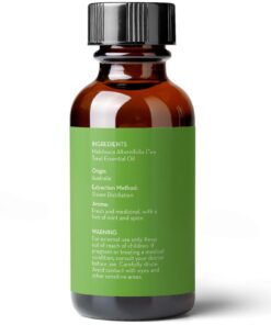 Tea Tree Essential Oil, 1 Fl Oz with Dropper - Undiluted Therapeutic Grade for Your Face, Skin, Hair and Diffuser - 100% Pure Melaleuca Oil for Acne, Toenails - by Pure Body Naturals 1 Fl Oz (Pack of 1) 31 61Ufmkp8pQL