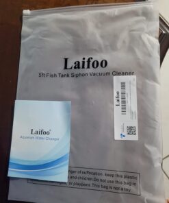 Laifoo 5ft Aquarium Siphon Vacuum Cleaner for Fish Tank Cleaning Gravel & Sand 40 61UfyMq6cxL