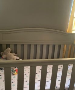 Delta Children Emery 4-in-1 Convertible Baby Crib - Greenguard Gold Certified, Grey 4-in-1 Crib 41 61UhvzACTsL