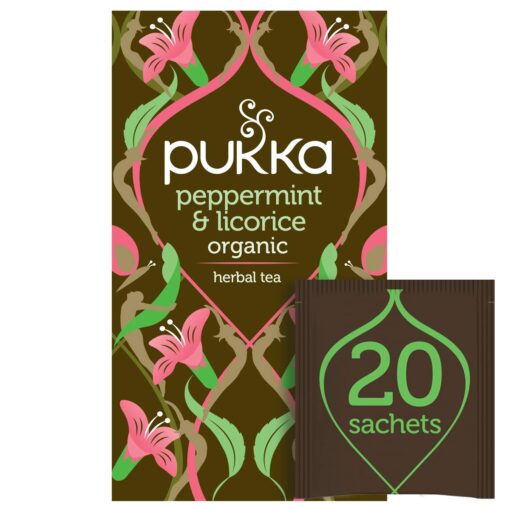 PUKKA Organic Peppermint & Licorice, 20 EA