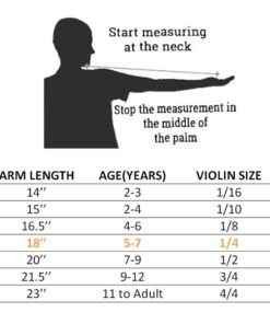 SKY(Paititi) 1/4 Size SKYVN102 Student Violin with High Quality Lightweight Case, Brazilwood Bow, Shoulder Rest, String, Rosin and Mute 14 61UnHkHMbBL