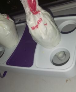 Wilton Decorating Bag Stand - Organize Icing Bags for Easy Reach and Quick Treat Decorating, Holds Flower Nails to Dry Buttercream Flowers, 6-Cavity 25 61UoD88LWKL