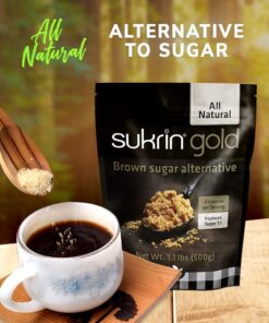 Sukrin Gold - 1.1 lb All Natural Brown Sugar Substitute - 3 Pack 10 61UoJhMBpiL 1