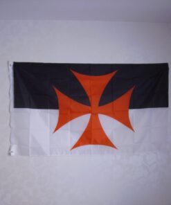ANLEY Fly Breeze 3x5 Foot Knights Templar Battle Flag - Vivid Color and Fade Proof - Canvas Header and Double Stitched - Roman Catholic Church Flags Polyester with Brass Grommets 3 X 5 Ft 22 61Up4rT88XL