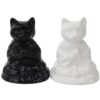 Attractives Buddha Cats Meditating Ceramic Magnetic Salt Pepper SHAKERS 20 61UqqWQXMAL