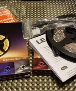 Lepro 12V LED Strip Light, Flexible, SMD 2835, 300 LEDs, 32.8ft Tape Light for Home, Kitchen, Party, Christmas and More, Non-Waterproof, Daylight White, Pack of 2(Not Include Power Adapter) 32.8 ft 35 61UrSfI47sL