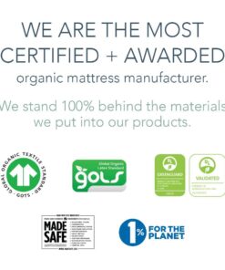 Naturepedic Organic Baby Crib Mattress - Classic 150 Coil 2-Stage Infant & Toddler Mattress - Waterproof Baby Bed Mattress for Crib - Non-Toxic Standard Baby Crib Mattress 14 61UtomNMs2L