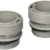 GAME 4560 40mm Hose to 1 1/2 Inch Inlet/Outlet, Adapter Conversion Kit (For Intex & Bestway Pools), 2 Count (Pack of 1) ,Grey 34 61UtvTO aGL