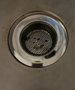 Fengbao 2PCS Kitchen Sink Strainer - Stainless Steel, Large Wide Rim 4.5" Diameter 36 61Uu03mQL