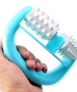 Alternative view of Handheld Massage Roller,Full Body Anti Cellulite 2 Wheels Manual Muscle Massager Fit for Foot Hand Body Neck Head Leg Pain Relief