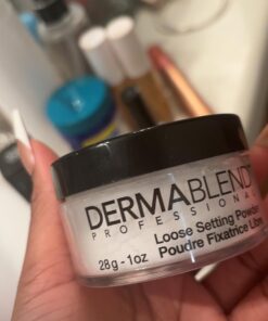 Dermablend Loose Setting Powder, Face Powder Makeup & Finishing Powder for Light, Medium & Tan Skin Tones Original Translucent 1 Oz 32 61UuVF22syL