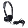 Egghead- 1000 Black Stereo Headphones Single