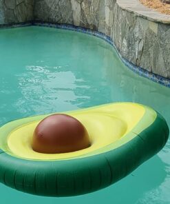 Jasonwell Inflatable Avocado Pool Float Floatie with Ball Water Fun Large Blow Up Summer Beach Swimming Floaty Party Toys Lounge Raft for Kids Adults (XL) Avocado-XL 38 61UwJV0FlvL