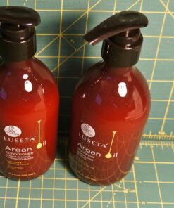 Luseta Argan Oil Sulfate Free Shampoo and Conditioner Set 2 x16.9Fl Oz Thickening for Hair Loss - Best for Damaged,Thin, Dry, Curly Hair - Smoothing & Nourishing 16.9 Fl Oz (Pack of 2) 27 61UxGq xZ5L