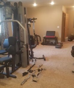 CAP Barbell Deluxe Curl Bar Cable Attachment with Rubber Handgrips, 28" 22 61V CoBt4qL