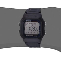 Casio Men's W800H-1AV Classic Sport Watch with Black Band 24 61V jbNIYL