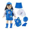 Emily Rose 18 Inch Doll Clothes | 18" Doll Daisy Girl Scout-Inspired 5 Piece Doll Clothing Uniform, Including Tunic with Embroidered Patches! | Gift Boxed! 3 61V174XzskL