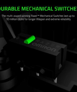 Alternative view of Razer DeathAdder Essential Gaming Mouse: 6400 DPI Optical Sensor - 5 Programmable Buttons - Mechanical Switches - Rubber Side Grips - Mercury White
