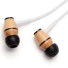 Symphonized XTC Premium Genuine Wood in-Ear Noise-isolating Headphones with Microphone (White) 26 61V39HUtSPL