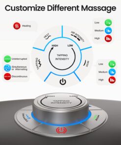 RENPHO Foot Massager Machine with Heat, Shiatsu Deep Kneading, Multi-Level Settings, Delivers Relief for Tired Muscles and Plantar Fasciitis, Fits Feet Up to Men Size 12,Brown Black-sl 20 61V3Iw6eTqL