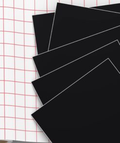 Kassa Transfer Tape Roll for Vinyl - Clear | 12 in x 12 ft, 5 Black Vinyl Sheets Included | Compatible with Cricut, Silhouette & Other Cutting Machines | for DIY Art Projects, Styling & Decorating 12" x 12 feet 32 61V4I3bDQpL