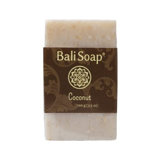 Bali Soap - Coconut Natural Soap - Bar Soap for Men & Women - Bath, Body and Face Soap - Vegan, Handmade, Exfoliating Soap - 6 Pack, 3.5 Oz each 3.5 Ounce (Pack of 6)