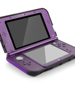 TNP Protective Case Compatible with Nintendo New 3DS XL LL 2015, Purple - Plastic + Aluminum Full Body Protective Snap-on Hard Shell Skin Case Cover New Modified Hinge-Less Design 25 61V5B0H0OzL