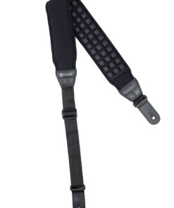 Alternative view of KLIQ AirCell Guitar Strap for Bass & Electric Guitar with 3" Wide Neoprene Pad and Adjustable Length from 46" to 56" (Regular), Black Regular