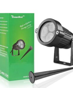 LemonBest 2pcs LED Landscape Garden Wall Yard Path Pond Flood Spot Light Outdoor IP65 Decorative Lamp Cool White 12V 29 61V6yilIqyL