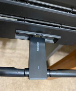 UGREEN USB WiFi Adapter, WiFi Adapter with AC1300 5dBi High Gain Dual Antennas, 5G/2.4G Dual Band, 164ft Wide Range, USB 3.0 WiFi Adapter for Desktop PC Laptop, Support Windows 11/10/8.1/8/7 58 61V878EOaL