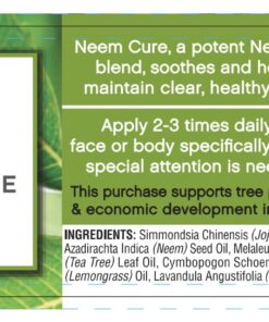 Alternative view of JustNeem Neem Cure Oil XL - Natural - Best on Acne, Psoriasis, Eczema, Rosacea, Cold Sores, Toe Nails, Bug and Spider Bites and Other Skin Irritations. With Spray Head, 1 oz