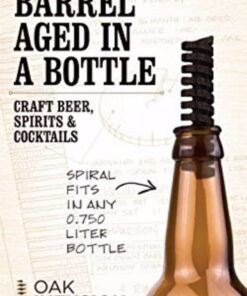 4 Pack-Barrel Aged in a Bottle Oak Infusion Spiral-Barrel Age Whiskey, Rum, Wine Brown 15 61VB7KNclYL