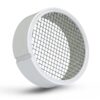 Raven R1509 3 inch PVC Termination Vent with Stainless Steel Screen and Drain Slot, White 12 61VC1EOCE6L