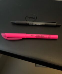 BIC Brite Liner Highlighter, Chisel Tip For Broad Highlighting & Fine Underlining, Pink, 12-Count 15 61VEp6GpSL