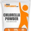 BulkSupplements.com Chlorella Powder - Green Superfood Powder - Greens Supplements - Chlorophyll Powder - Greens Powder - 3g per Serving, Broken Cell Wall (250 Grams - 8.8 oz) 8.8 Ounce (Pack of 1) 3 61VFMv7ShZL